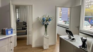 Blick ins Reformer Pilates Studio Reformé in Mannheim.