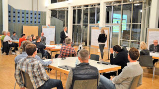2018 fand die Zukunftswerkstatt „Digitalisierung@Heddesheim“ im Bürgerhaus statt.