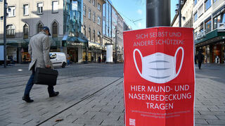 Maskenpflicht auch auf den Planken – das Bild stammt aus dem November 2020.