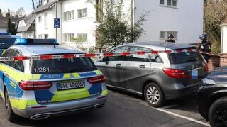 Die Polizei war mit einem Großaufgebot vor Ort.