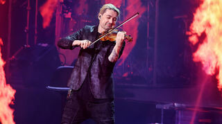 Ein Meister der Bühnenpräsenz: David Garrett bei seinem Auftritt in der SAP-Arena.
