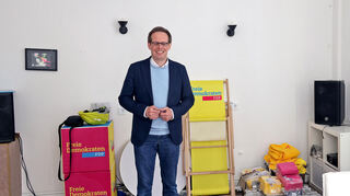 Auszug aus dem Bundestag bedeutet auch Auszug aus seinem Wahlkreisbüro: der bisherige Mannheimer FDP-Bundestagsabgeordnete Konrad Stockmeier in der Schwetzingerstadt.