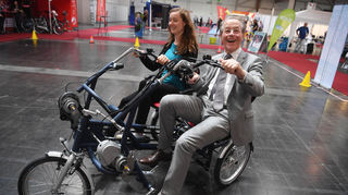 Franz Müntefering beim Seniorentag 2018 in Dortmund.