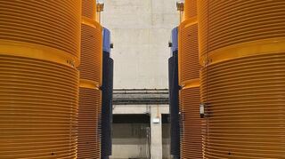 Die Castoren mit dem hochradioaktiven Atommüll stehen im Zwischenlager Philippsburg.