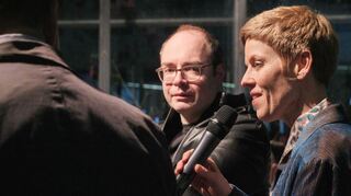Geigerin Isabelle Faust und ihr Klavierbegleiter Alexander Melnikov sprechen auf dem Heidelberger Frühling über ihr Konzert mit Werken von Brahms und Schumann.