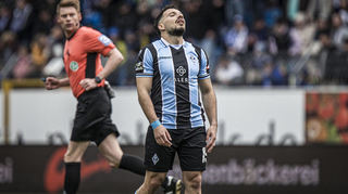 Nach vorne klappte gegen Dortmund nur wenig: Waldhof-Spielmacher Arianit Ferati.