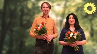 Gewählt: Fadime Tuncer als Landtagskandidatin und Michael Haug als Zweitkandidat.