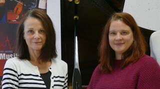 Führen gemeinsam die Viernheimer Musikschule: Susanne Wendel (l.) und Sabrina Eufinger.