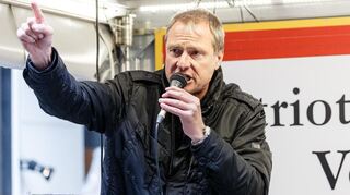 Der bekannte Islamkritiker Michael Stürzenberger bei einer Veranstaltung vor einigen Jahren.