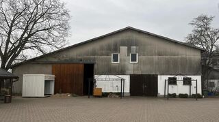 So sah die Halle auf dem Hegehof aus. Das Bild stammt vom 12. März.