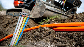 In Ilvesheim sind die Arbeiten zum Verlegen von Glasfaser-Kabeln bereits weit fortgeschritten.