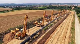 So wie hier zwischen Heilbronn und Löchgau wird es mittelfristig auch im Mannheimer Landschaftsschutzgebiet „Straßenheimer Hof“ aussehen, wenn die Süddeutsche Erdgasleitung (SEL) gebaut wird.