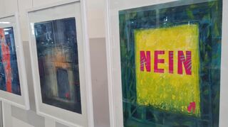Das Bild von Gisela Späth zeigt das Wort„Nein“ – deutlicher geht es nicht.