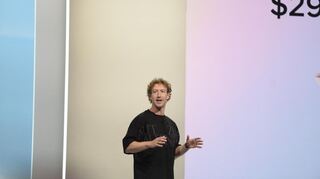 Mark Zuckerberg, CEO von Meta, im vergangenen Herbst während einer Pressekonferenz zur Weiterentwicklung seines Unternehmens.