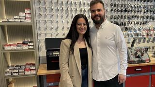 Tolgahan Durmaz und seine Frau Gizem haben mit einem Schlüsseldienst den Schritt in die Selbstständigkeit gewagt.