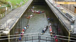 In der Schleuse