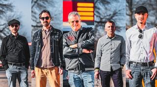 Die Mannheimer Band The Firebrigade: (v.l.) Martin Gastetzki, Tristan Flannigan, Marcus Int-Veld, „Pit“ Verrier, Max „Maxi“ Sander.