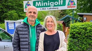 Als neue Pächterin will Annemie Ramm zusammen mit Lebensgefährte Ralph Kaiser der Ladenburger Minigolfanlage ab 19. April neues Leben einhauchen.