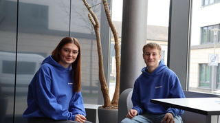 Für Lina Blumenstock und Jonas Heinze ist die Organisation des Q-Summit auch eine Gelegenheit, persönlich zu wachsen.