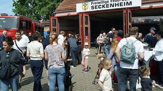 Der „Tag der offenen Tür“ der Freiwilligen Feuerwehr Seckenheim ist ein beliebter Treffpunkt.