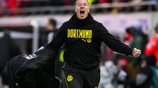 MikeTullberg trug in dieser Spielzeit auch schon bei den Dortmunder Profis Verantwortung und durfte wie hier in Heidenheim jubeln.