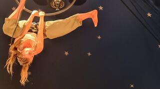 Die „Frau im Mond“ im Luftring.