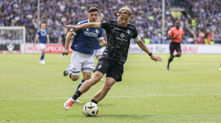 Felix Lohkemper am Ball.