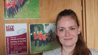 Helen Duttenhöfer ist seit April 2024 Vorsitzende der Musikvereinigung Neckarhausen 1923.