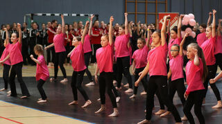 Zum Auftakt des Bundesligaturniers traten die Kinder aus der Tanzbar auf.