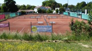 Die Anlage der Tennisabteilung der Spielvereinigung Ilvesheim. Die Cracks feiern am Sonntag das 50. Jubiläum.