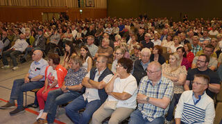 Das Interesse an der Veranstaltung des „Südhessen Morgen“ war groß: Mit 650 Besucher war die Hans-Pfeiffer-Halle gut gefüllt.