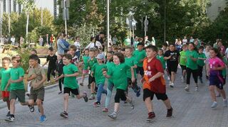 Spendenlauf der Goetheschule. Foto jkl