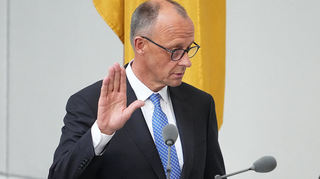 Friedrich Merz (CDU) bei seiner Vereidigung als Bundeskanzler am 6. Mai.
