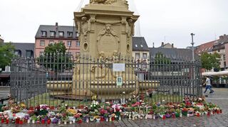 Bilderserie über ein Jahr: Immer am letzten Freitag im Monat um 11:34 Uhr fotografierte Christoph Blüthner den Mannheimer Marktplatz. Dieses Foto entstand am 26. Juli 2024.