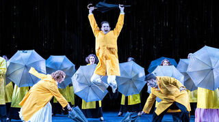 Im Musiktheater Heidelberg in der laufenden Saison zu sehen: "Singin in the rain".