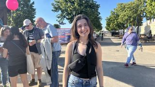 Lena aus Leipzig lebte in Mannheim. Das voraussichtlich letzte Maifeld Derby lässt sie sich nicht entgehen.
