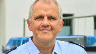 Polizeiposten-Chef Burkhard Stahl geht in den Ruhestand.