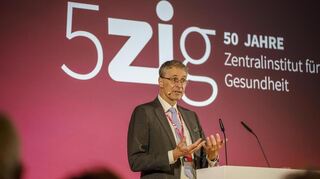 ZI-Direktor Andreas Meyer-Lindenberg beim Festakt.