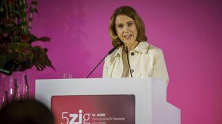 Wissenschaftsministerin Petra Olschowski beim Festakt.