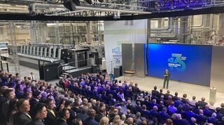 Im "Home of Print" in Wiesloch präsentiert Heidelberger Druckmaschinen seinen Kunden die Produkte.