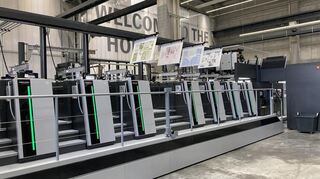 Im "Home of Print" können Kunden die Druckmaschinen nach ihren Anforderungen testen.