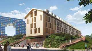 So soll später einmal die Mitte des Mannheimer Stadtteils Franklin aussehen.