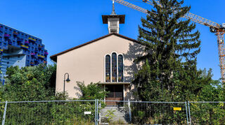 Die große Kirche auf Franklin in Mannheim.