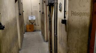 Zugänglich für Geschichtsinteressierte ist das Erdgeschoss des Hochbunkers.