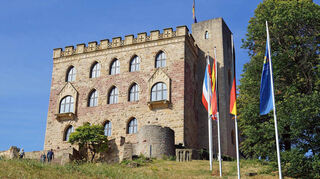 Das Hambacher Schloss in Neustadt war Ziel der Gruppierung „FreiEinig“.