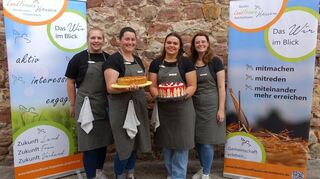 Von links Susan Böhm, Elisa Friedewald, Ilka Meisinger und Johanna Friedewald