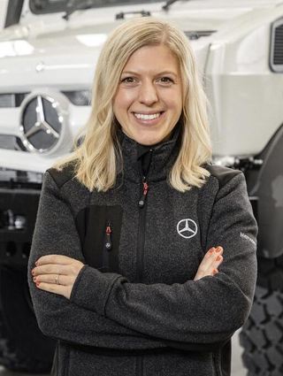 „Wir setzen auf Wachstum“: Franziska Cusumano, Chefin von Mercedes-Benz Special Trucks.