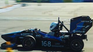 Ein Bild aus alten Tagen vom Hockenheimring: Delta Racing nahm 2022 mit Eleria an der Formula Student teil.