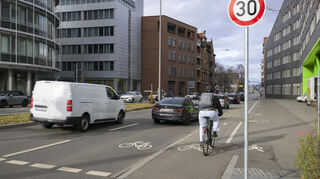 Auf der Mittermaierstraße gilt das Tempolimit schon. Jetzt soll es nahezu flächendeckend in Heidelberg eingeführt werden.
