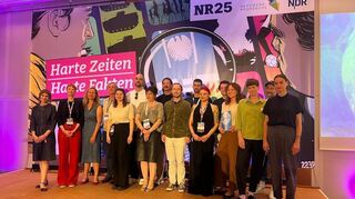 Die Preisträger und Nominierten beim Deutschen Preis für Klimajournalismus beim NDR in Hamburg.